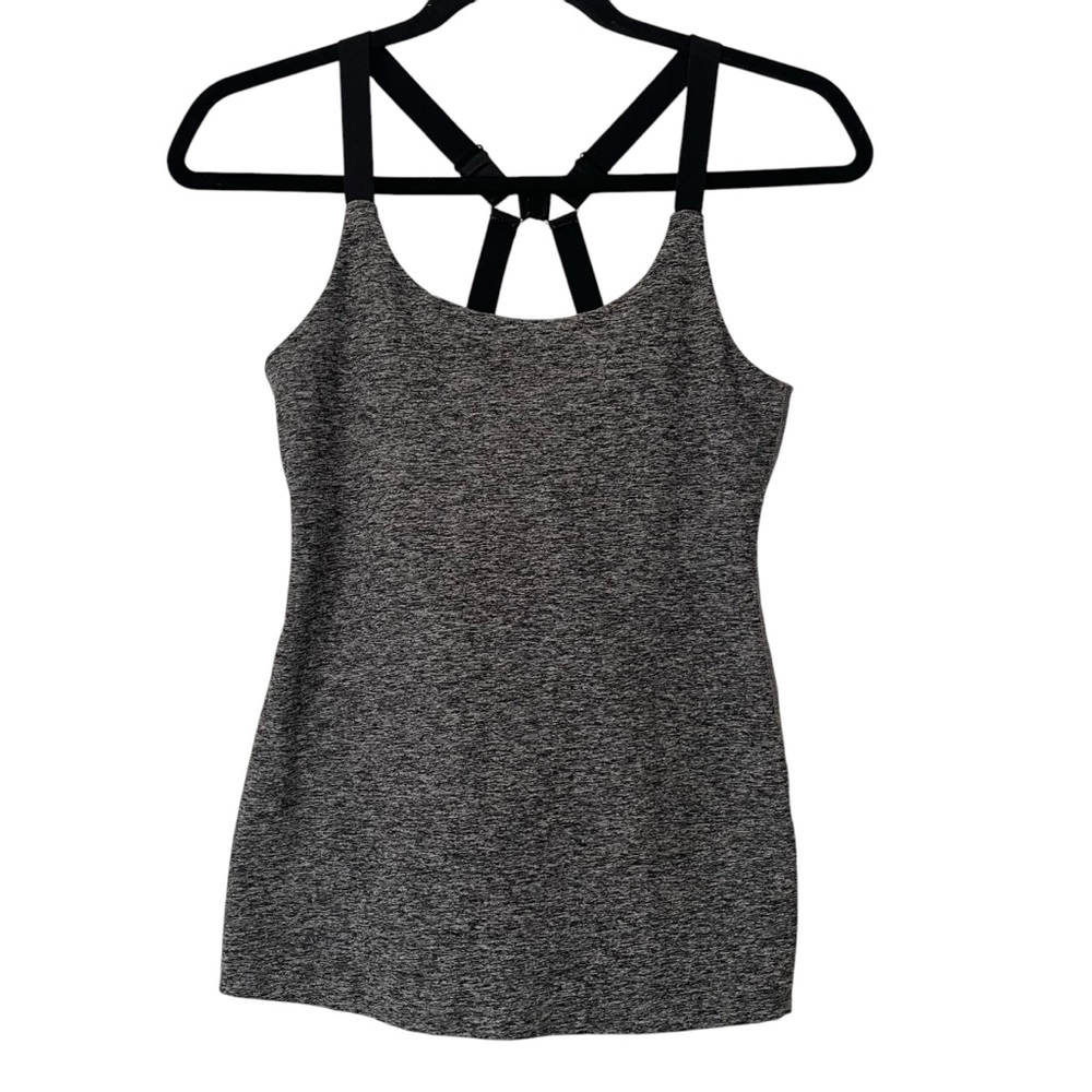 Beyond Yoga Heathered Grey Tank Top Size S